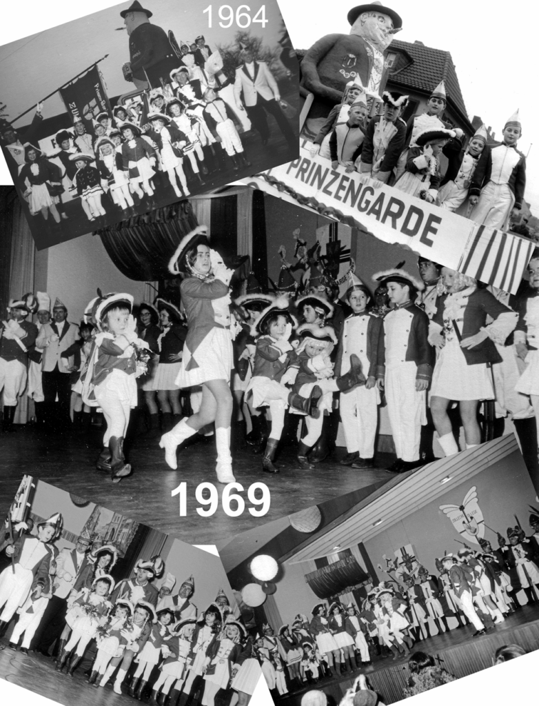 Kindergruppe aus den Jahren 1964 und 1969