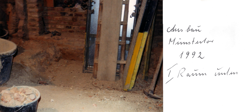 Ausbau des Münstertors 1992