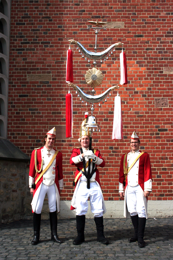 Der neu angeschaffte Schellenbaum 2009